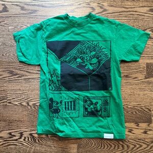Disney x Diamond Supply x Keith Haring Green Mickey Tee